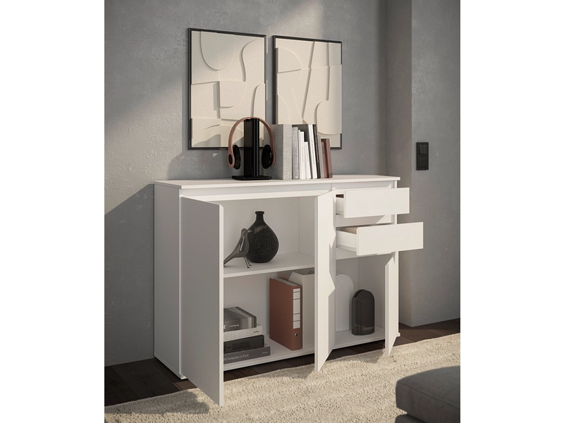 Comò BREST 3 ante 2 cassetti