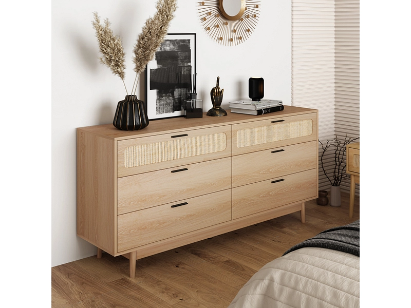 Commode SAVANA 6 tiroirs