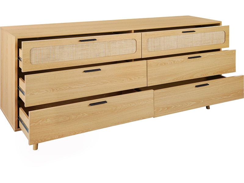 Commode SAVANA 6 tiroirs