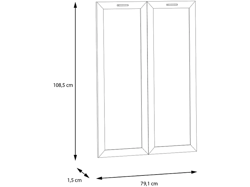 Set de 2 portes GOLDSBORO