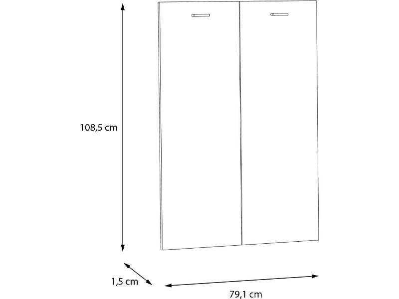 Set mit 2 Türen GOLDSBORO