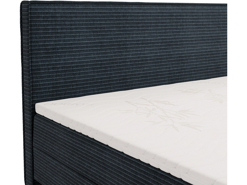 Boxspring HOLIDAY bleu foncé