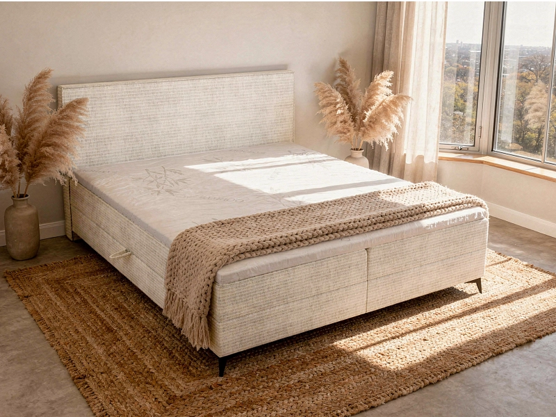 Boxspring HOLIDAY blanc