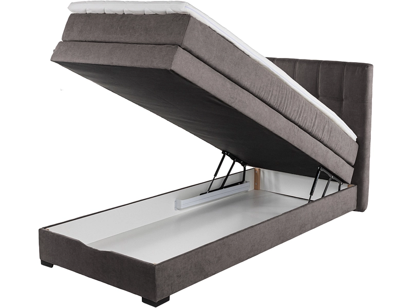 Boxbed LINO gris foncé