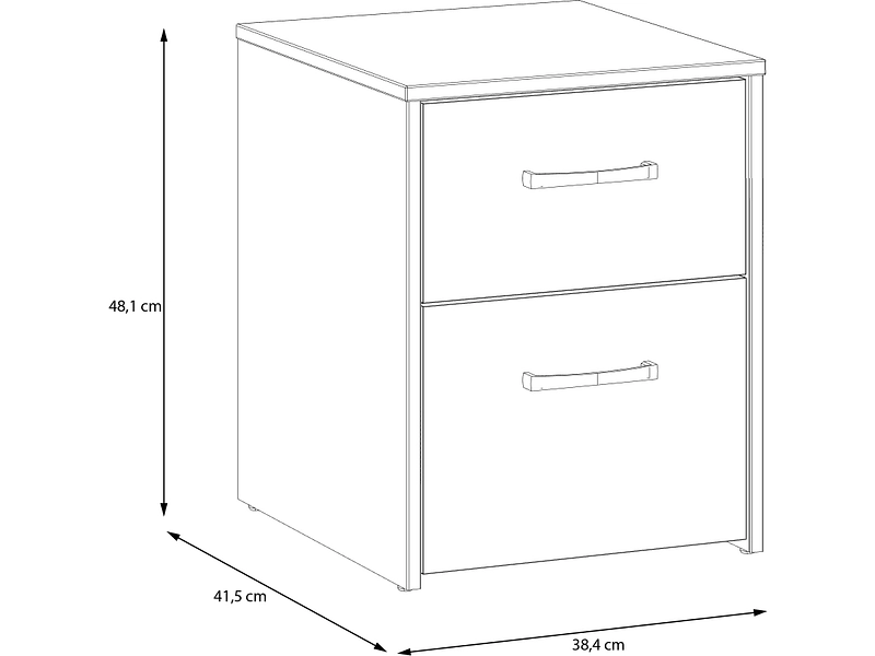 Chevet NOA 2 tiroirs