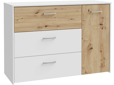 Kommode NOA 1 Tür 3 Schubladen
