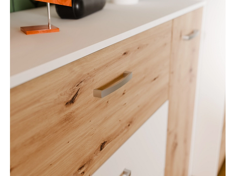 Armoire portes battantes NOA blanc