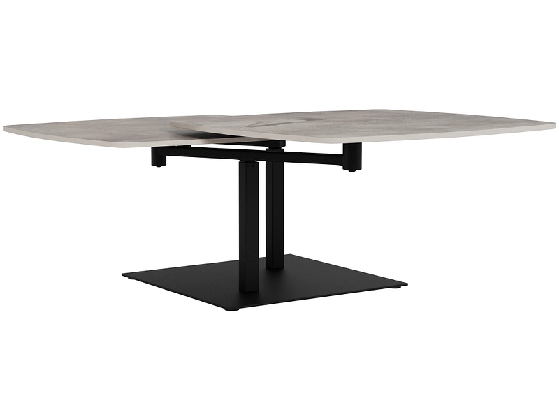 Table basse CARBALLO 70x122x40cm gris