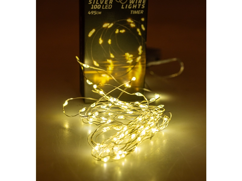 Lichtergirlande NEVA Weiss