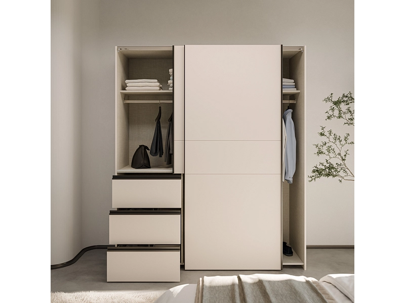 Schwebetürenschrank SUNLIGHT sand