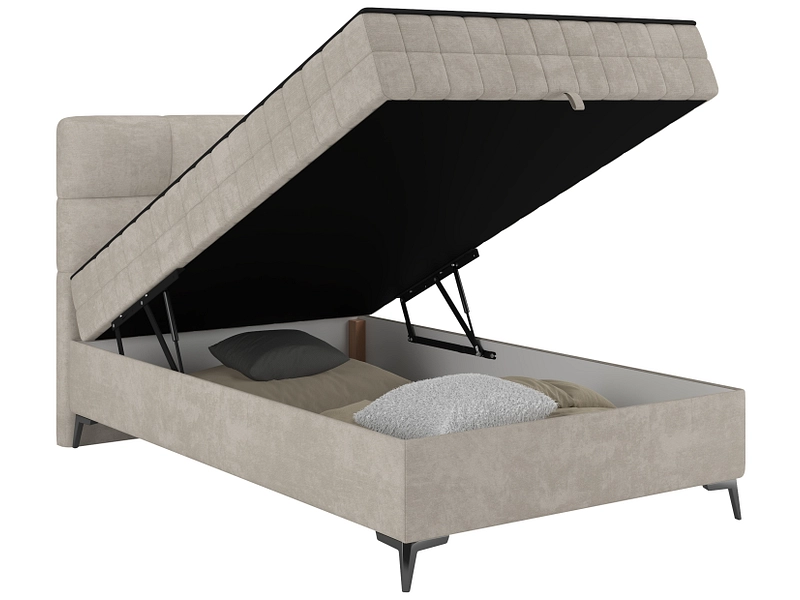 Boxbed LEO beige foncé