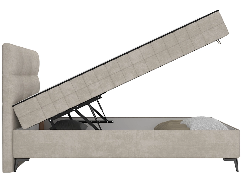 Boxbed LEO beige foncé