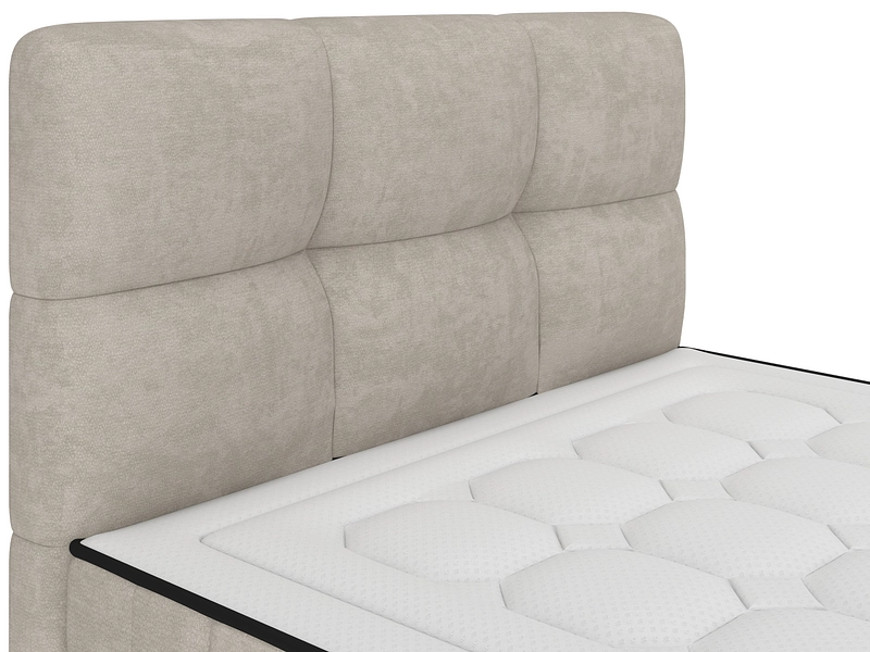 Boxbed LEO beige foncé