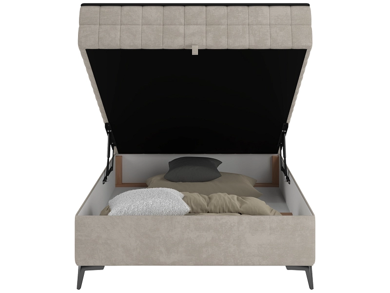 Boxbed LEO beige foncé