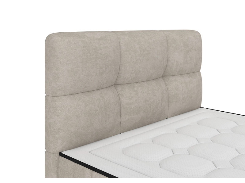 Boxbed LEO beige foncé