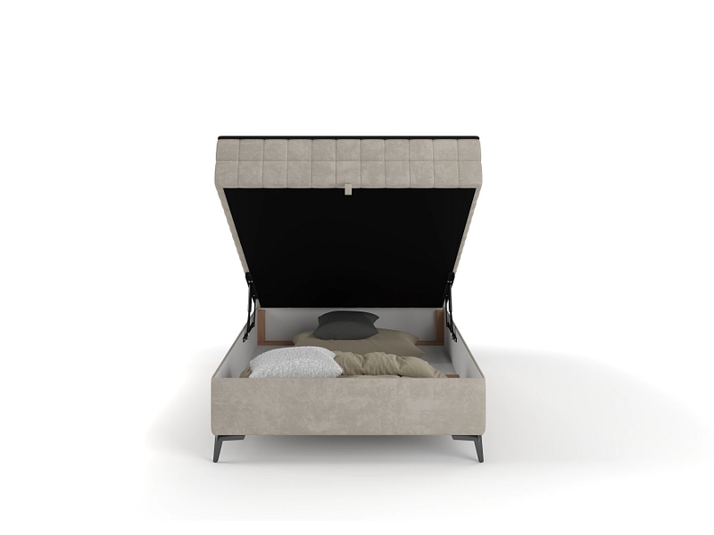 Boxbed LEO beige foncé