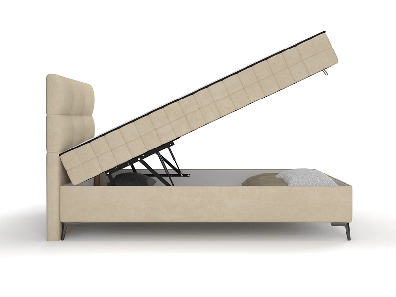 Kastenbett LEO beige