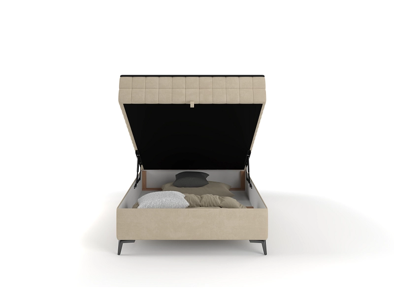 Kastenbett LEO beige