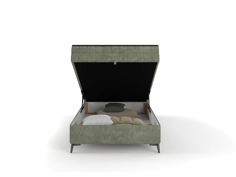 Kastenbett LEO grün