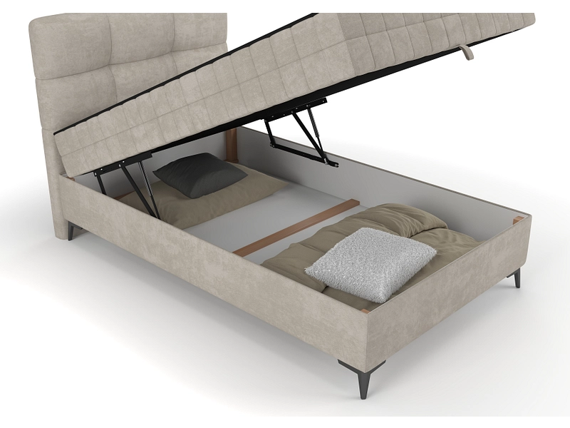 Boxbed LEO beige scuro