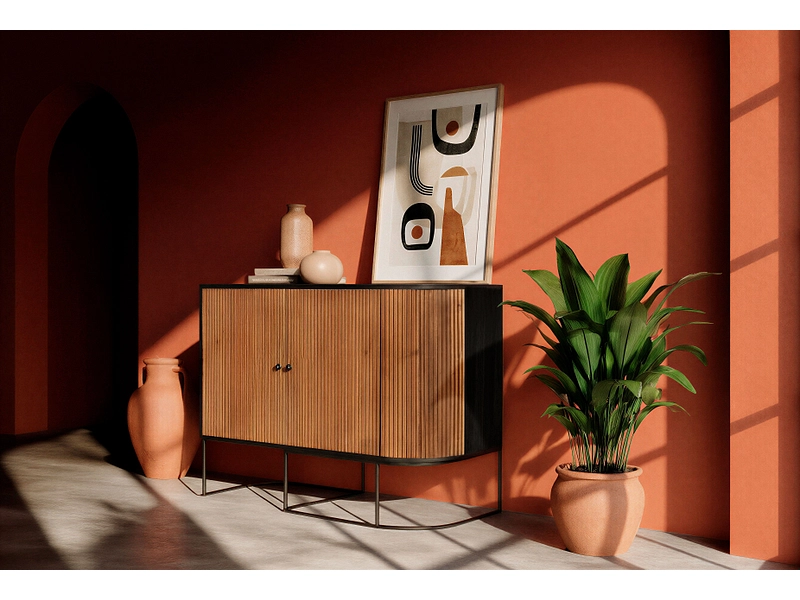 Commode MOME CURVE 2 portes