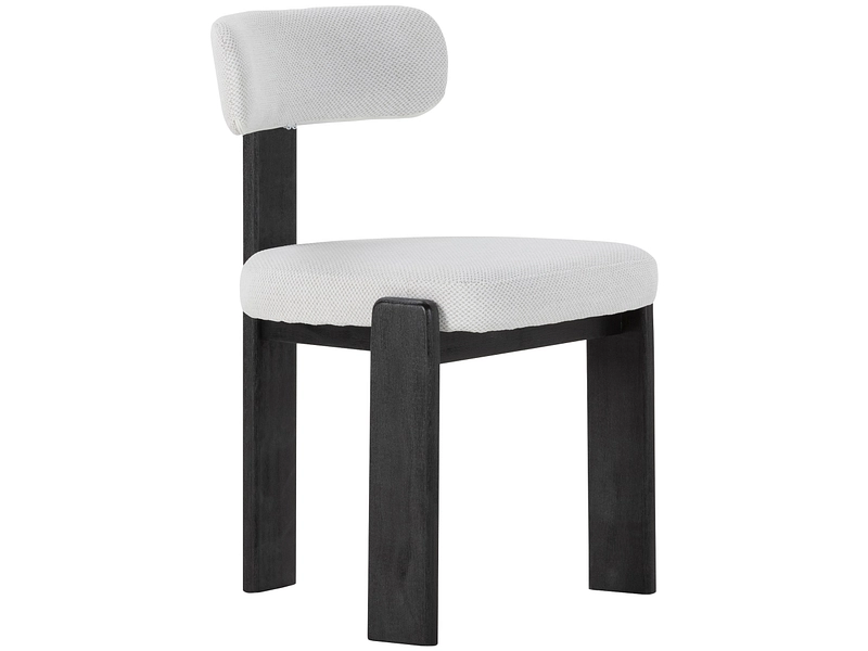 Sedia MOME NADIA tessuto grigio nubola