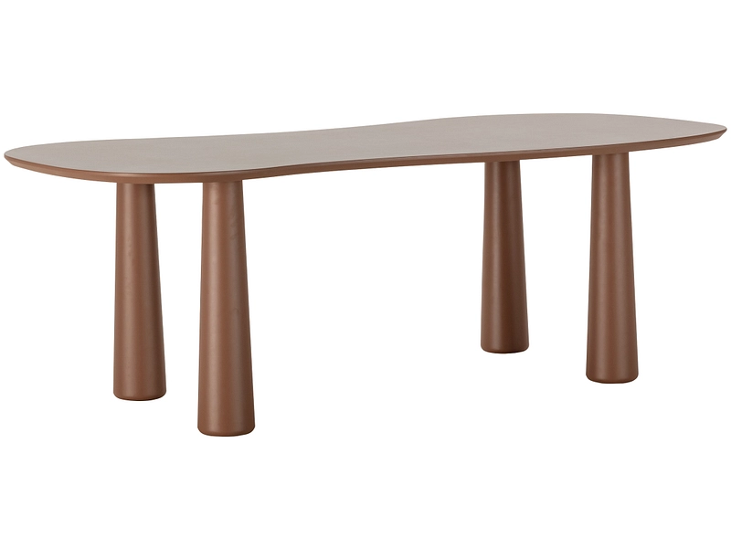 Tavolo MOME NAHIA 220x110x76cm terracotta