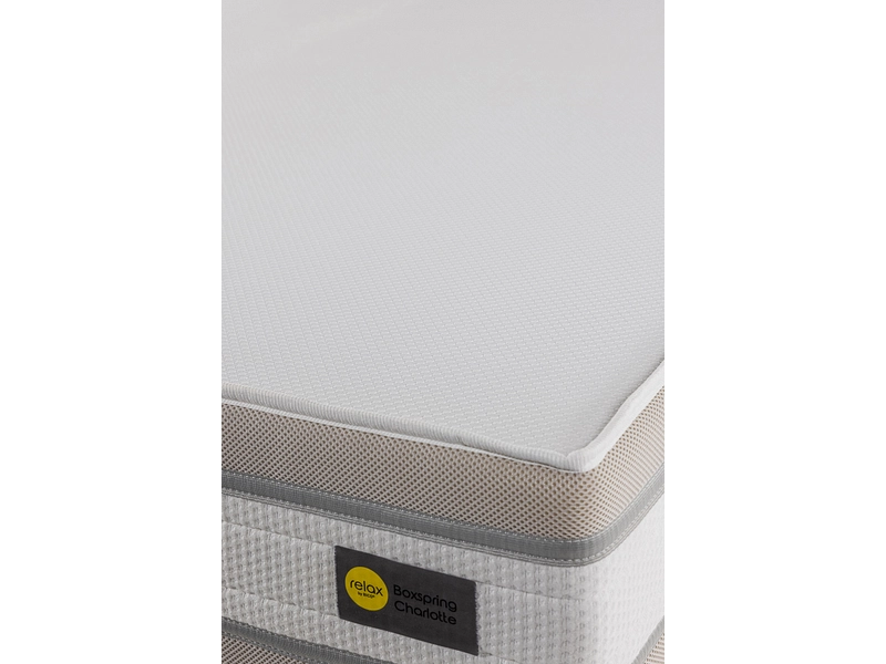 Boxspring RELAX BY BICO CHARLOTTE grigio chiaro