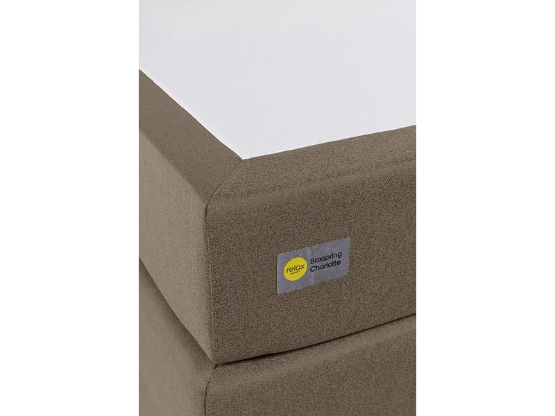 Boxspringbett RELAX BY BICO CHARLOTTE braun