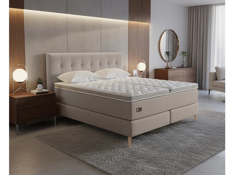 Boxspringbett RELAX BY BICO CHARLOTTE beige