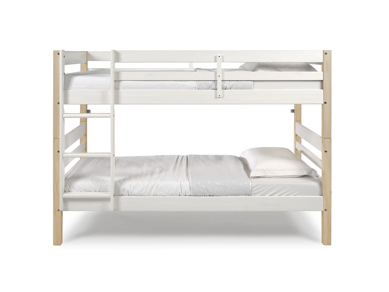 Letto a castello NIVIO 90x200cm bianco