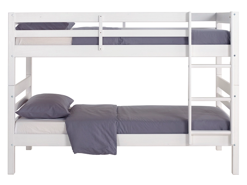 Letto a castello NIVIO 90x200cm bianco