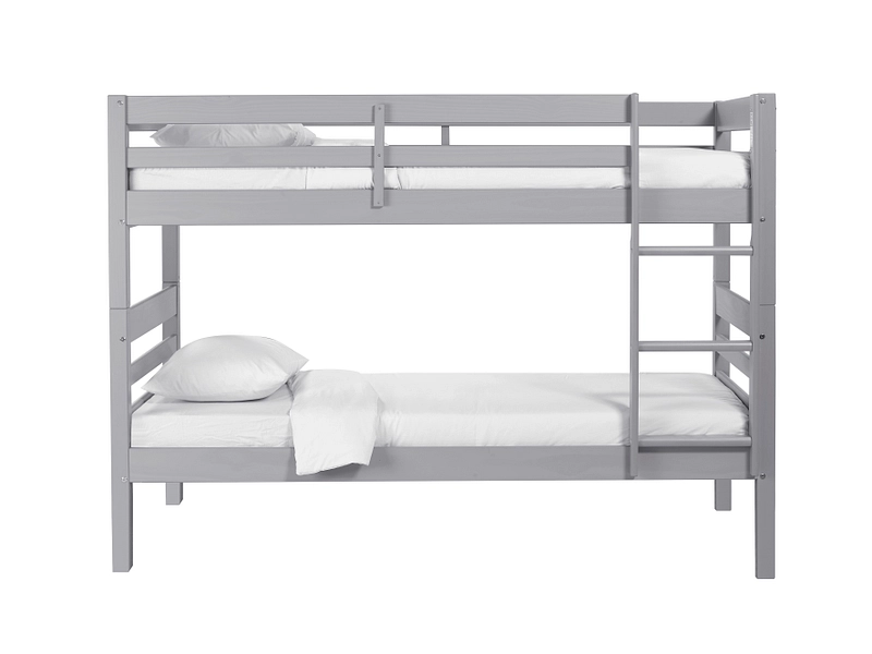 Letto a castello NIVIO 90x200cm grigio
