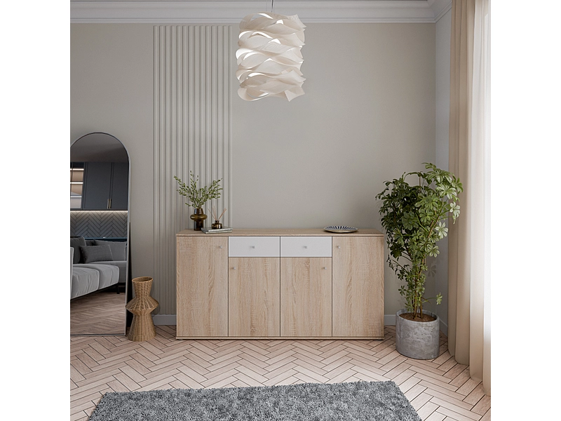 Sideboard AXIS 4 portes 2 tiroirs