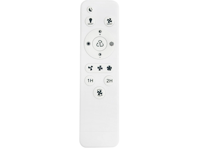 Plafoniera con ventilatore LED intensità variabile Plafoniera con ventilatore LED intensità variabile