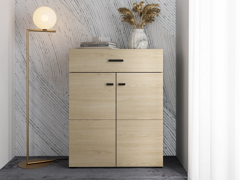 Schuhschrank QUITO 2 Türen 1 Schublade