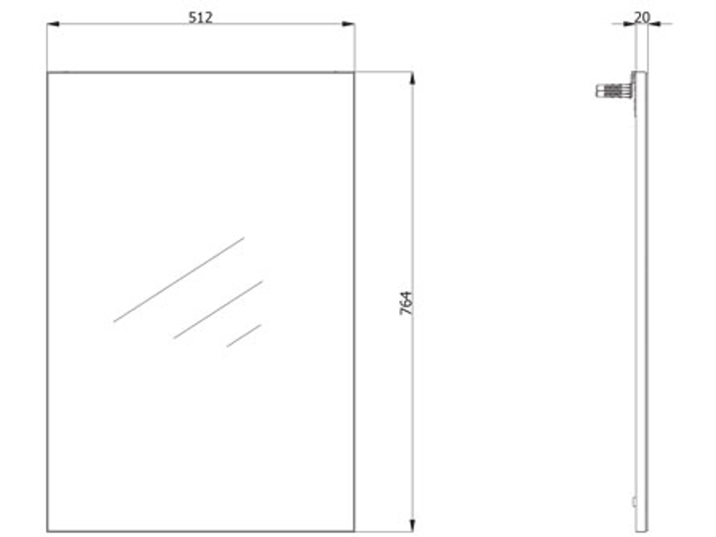 Spiegel quadratisch, viereckig QUITO Spiegel quadratisch, viereckig QUITO