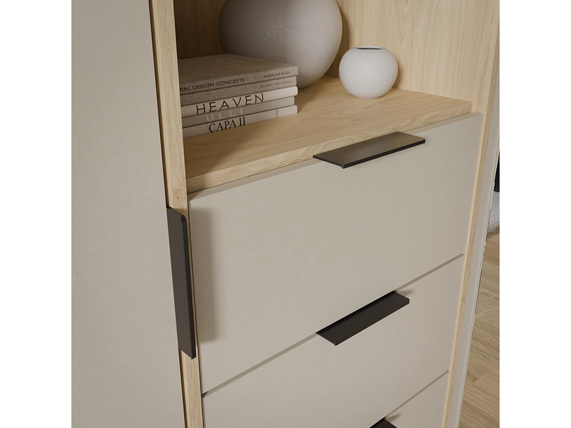 Armoire portes battantes AURORA sable