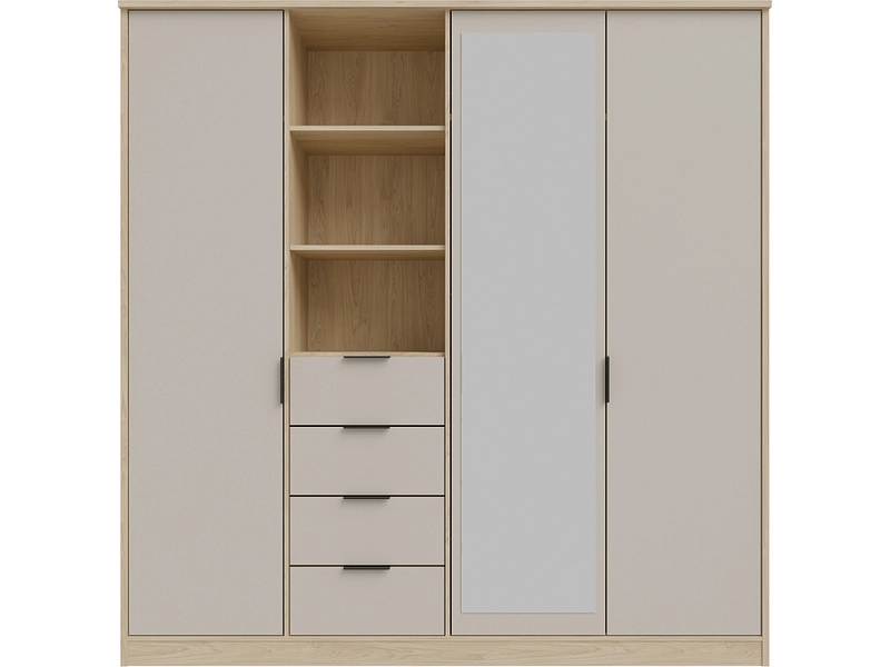 Armoire portes battantes AURORA sable