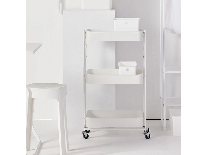 Carrello portavivande CANTOL bianco