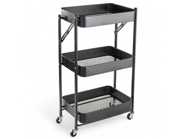 Carrello portavivande CANTOL nero