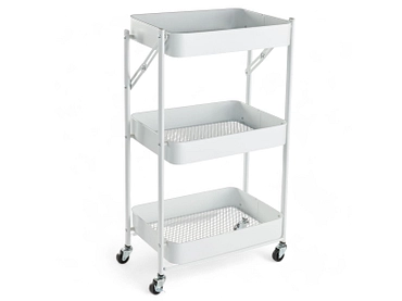 Carrello portavivande CANTOL bianco