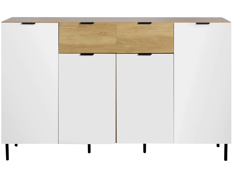 Kommode BASEL 4 Türen 2 Schubladen