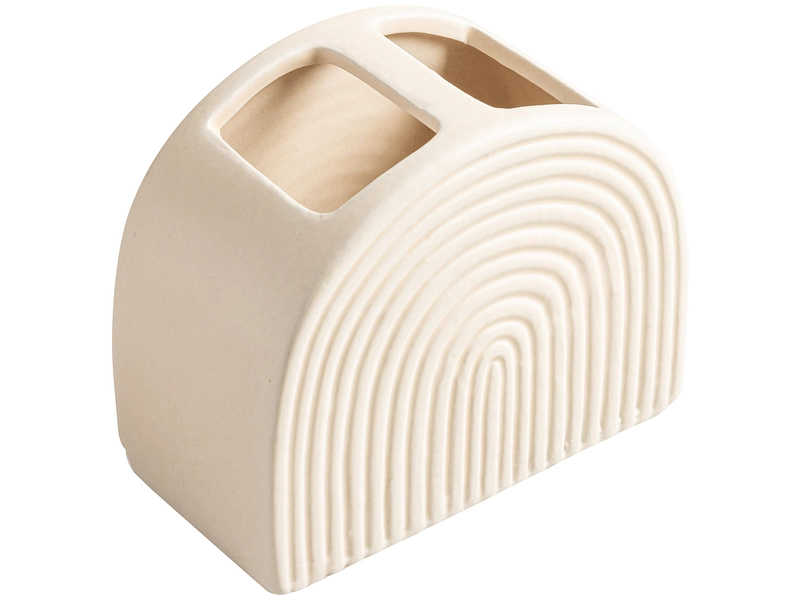 Badezimmerbecher LÉONINE beige