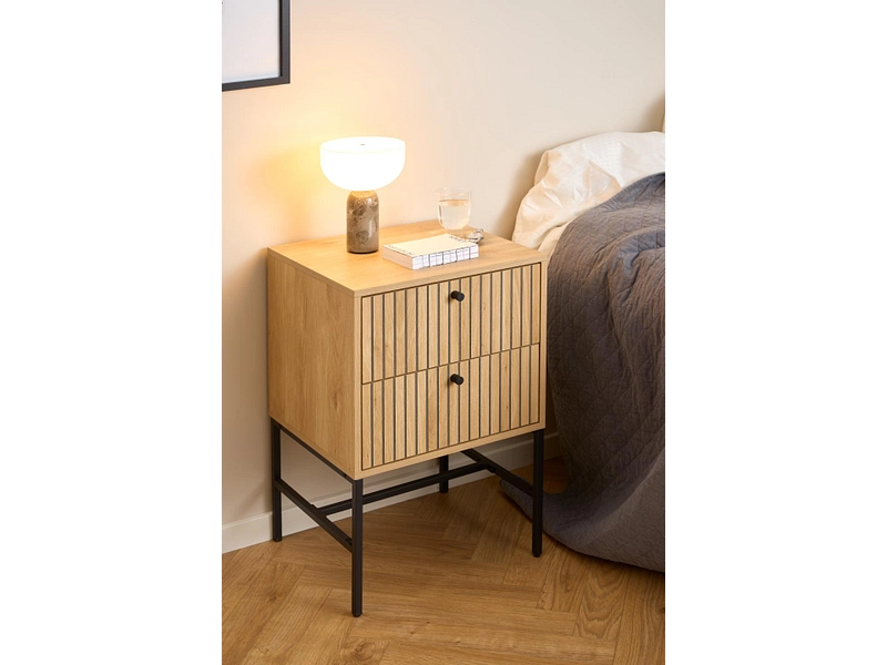 Nachttisch ALBANY 2 Schubladen