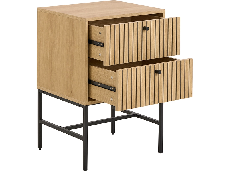 Nachttisch ALBANY 2 Schubladen