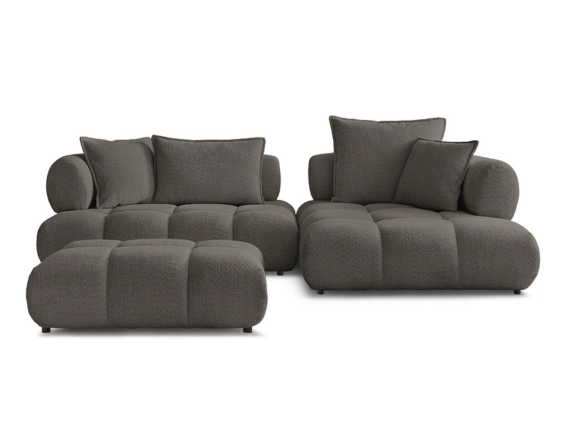 Ecksofa mit Hocker BOBOCHIC ALYA Ecksofa mit Hocker BOBOCHIC ALYA