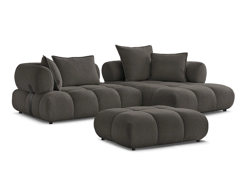 Ecksofa mit Hocker BOBOCHIC ALYA Ecksofa mit Hocker BOBOCHIC ALYA