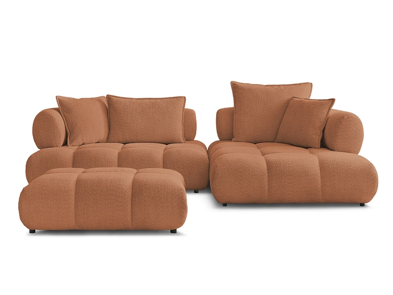 Ecksofa mit Hocker BOBOCHIC ALYA Ecksofa mit Hocker BOBOCHIC ALYA