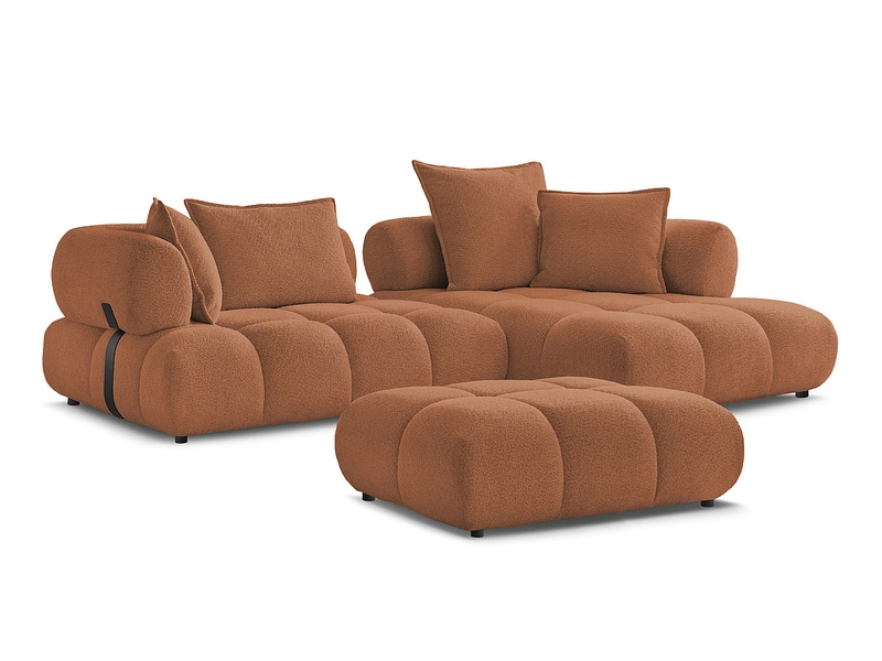Ecksofa mit Hocker BOBOCHIC ALYA Ecksofa mit Hocker BOBOCHIC ALYA